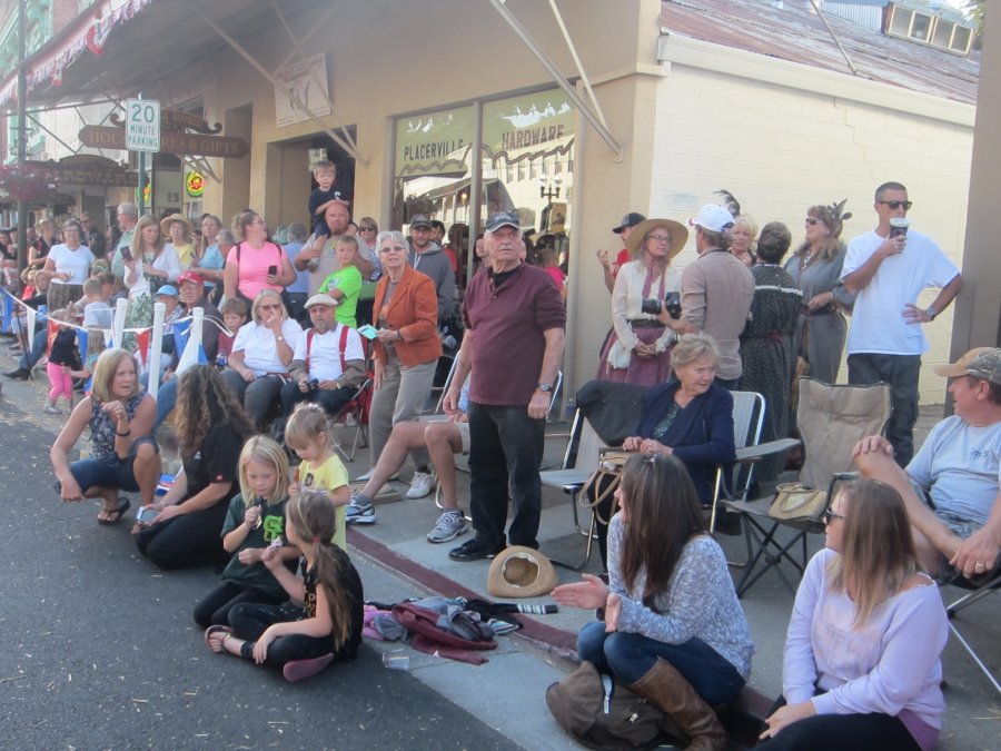 The Crowds Gathered on Main Street